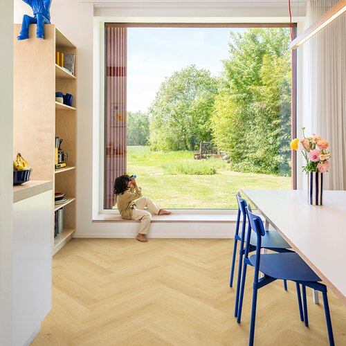 Panele podłogowe QUICK STEP Impressive Design Dąb Muszkatołowy IMD8243 arrangement