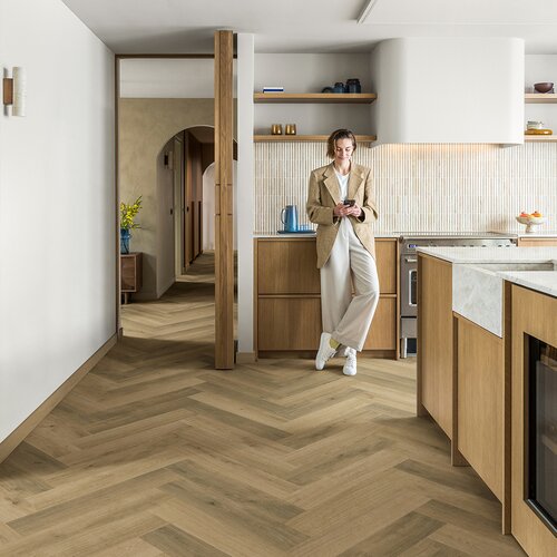 Panele podłogowe QUICK STEP Impressive Design Dąb Zwęglony IMD8245 arrangement