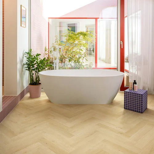 Panele podłogowe QUICK STEP Impressive Design Dąb Imbirowy IMD8246 aranżacja