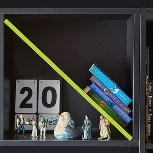 Wypełniacz Slash żółty neonowy Young Users aranżacja