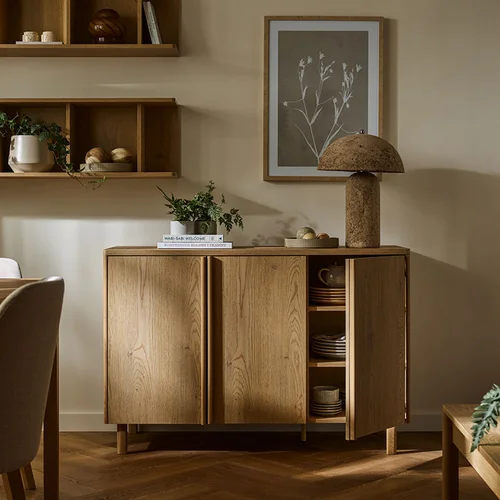 3-door cabinet Well arrangement