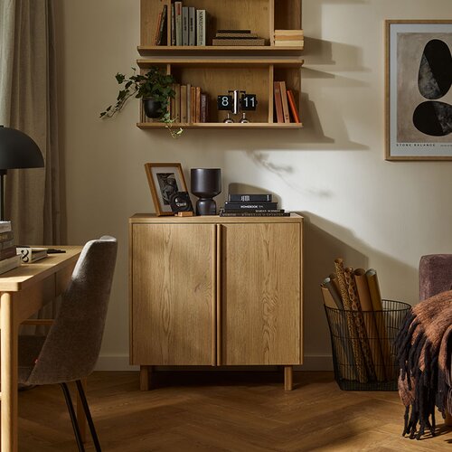 2-door cabinet Well arrangement
