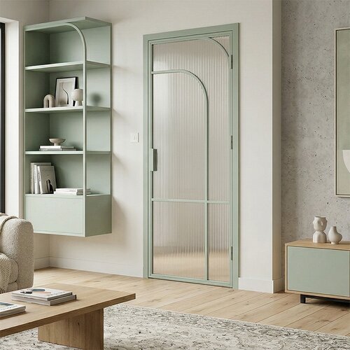 Drzwi wewnętrzne Pol-skone loftowe stalowe Galio S12 arrangement