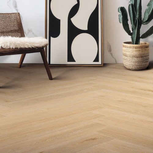 Podłoga winylowa GERFLOR Creation 55 Dry Back HB Aquinoah Blond aranżacja
