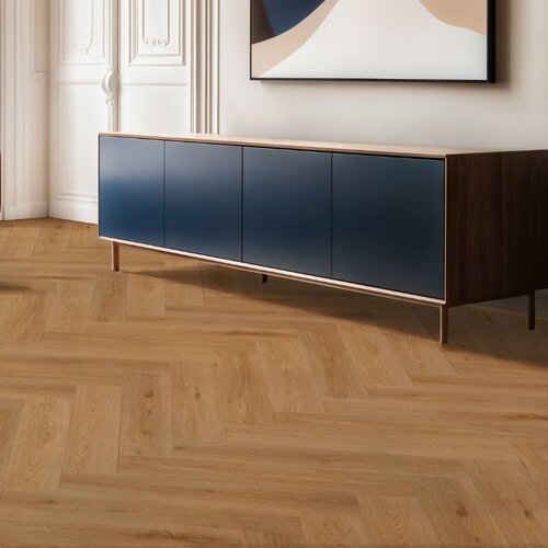 Podłoga winylowa GERFLOR Creation 55 Dry Back HB Aquinoah Honey aranżacja