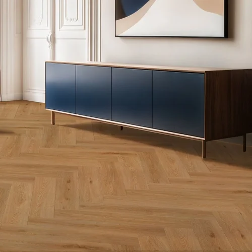 Podłoga winylowa GERFLOR Creation 55 Dry Back HB Aquinoah Honey aranżacja