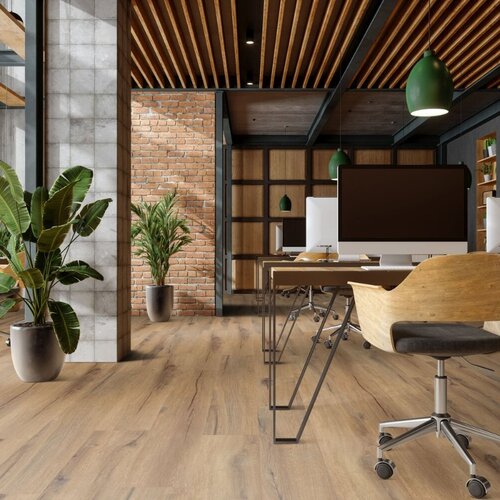 Podłoga winylowa GERFLOR Creation 55 Clic Acoustic z podkładem Cedar Brown aranżacja