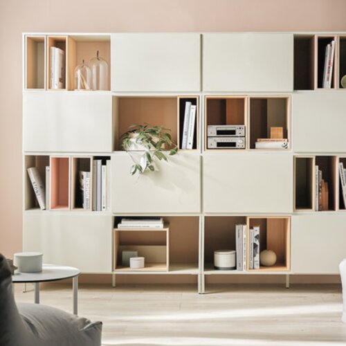 Double bookcase Into arrangement