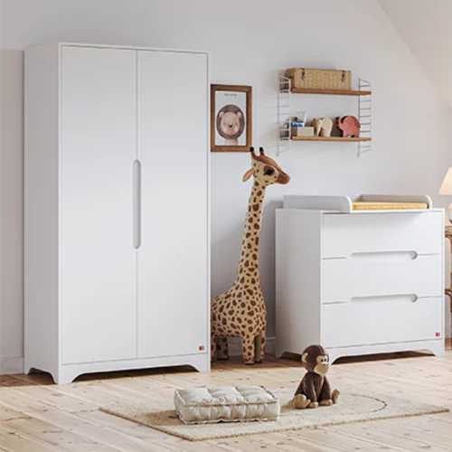 2-door wardrobe Ova by VOX arrangement