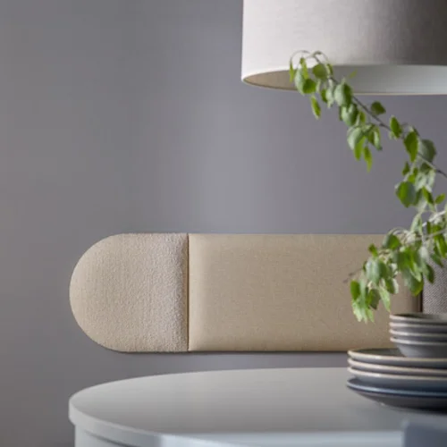 Set of upholstered panels small Soform beige arrangement